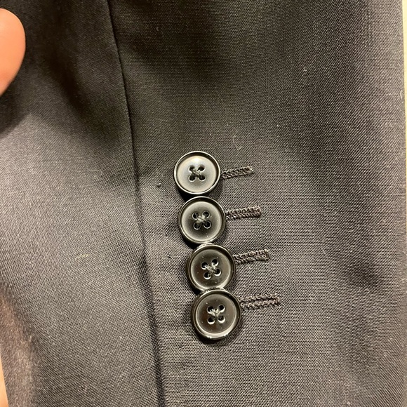 DOLCE & GABBANA men’s virgin wool and silk jacquard midnight black blazer sz 48 - Picture 14 of 16